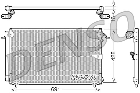 DENSO DCN51008 Радиатор кондицинера [691x428]