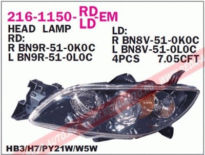 DEPO 2161150RLDEM Фара R