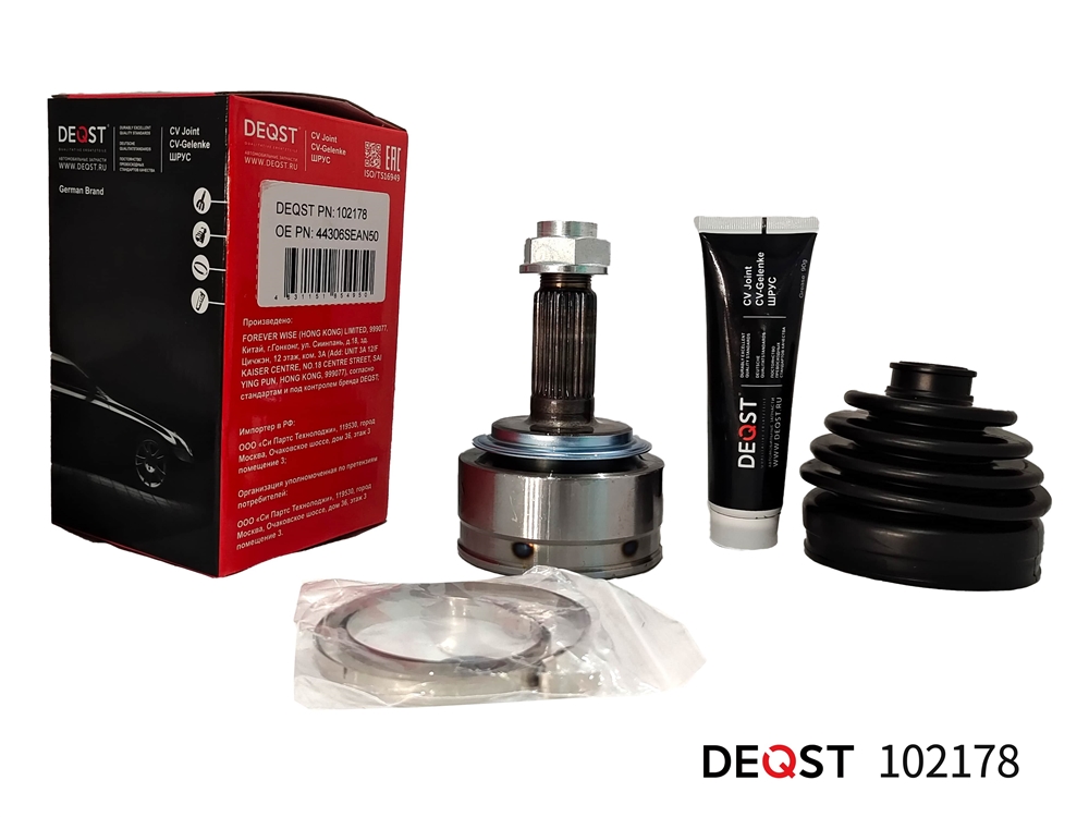 DEQST 102178 ШРУС HONDA CR-V/ACCORD 2.0/2.4 02-06 нар.
