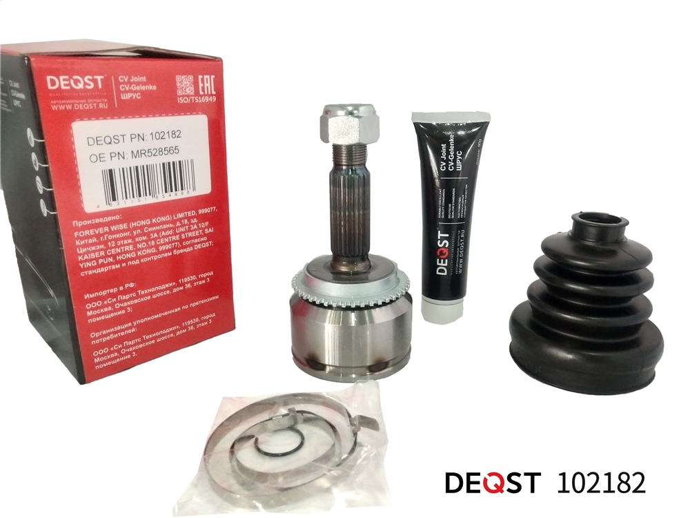 DEQST 102182 ШРУС MITSUBISHI LANCER IX 1.6 03- наружний (ABS)