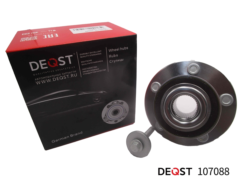 DEQST 107088 Ступица с подшипником в сборе передняя FORD MONDEO IV 07 -