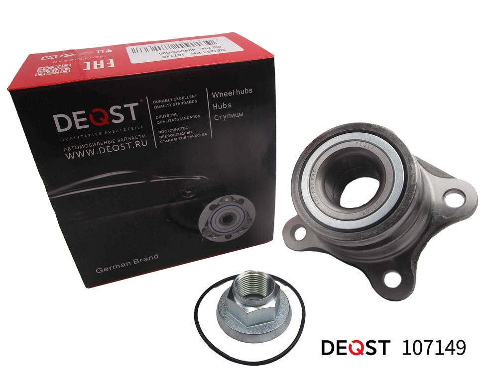 DEQST 107149 Ступица с подшипником TOYOTA AVENSIS ( T22 ) AVENSIS Liftback ( T22 ) AVENSIS