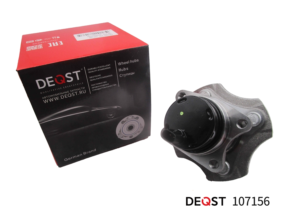 DEQST 107156 Ступица колеса с подшипником задняя TOYOTA Yaris 1,0 16V-1,5 с ABS 04.99-