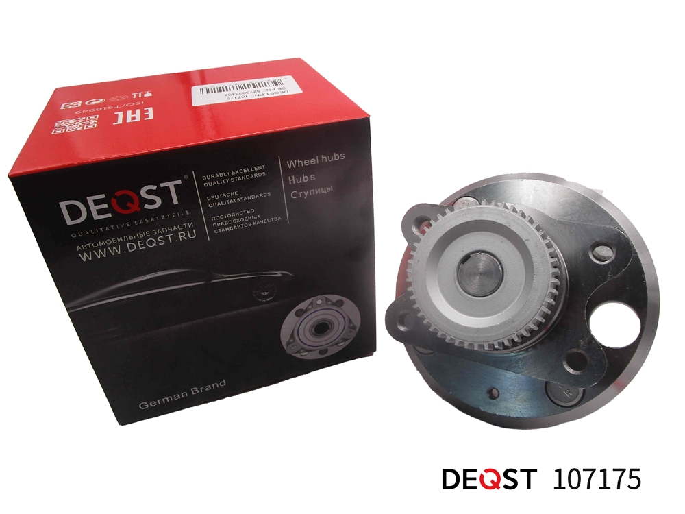 DEQST 107175 Ступица колеса с подшипником задняя HYUNDAI SONATA IV (EF), KIA MAGENTIS -05