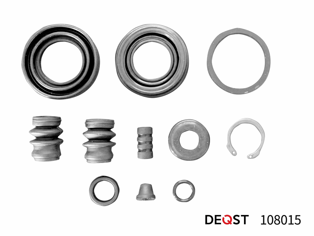 DEQST 108015 Ремкомплект тормозного суппорта заднего (для поршня O 34 mm, суппорт Lucas/Girling/Mando/Toki