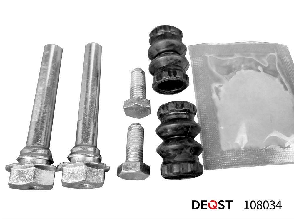 DEQST 108034 Комплект направляющих тормозного суппорта (направляющая O 10mm, суппорт TRW/Lucas). Применяем