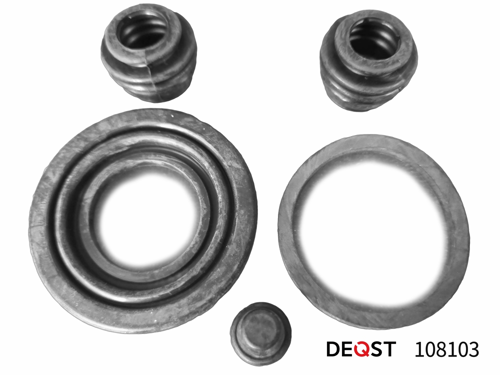 DEQST 108103 Ремкомплект тормозного суппорта заднего (для поршня O 34mm, суппорт Nissin). Применяемость: H