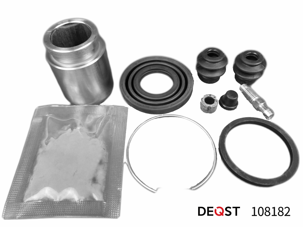 DEQST 108182 Ремкомплект тормозного суппорта с поршнем заднего (поршень O 35 mm, суппорт Akebono). Применя