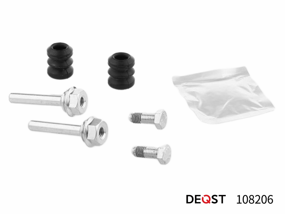 DEQST 108206 Комплект направляющих тормозного суппорта (направляющая O 8 mm, суппорт Lucas/Girling). Применяемост