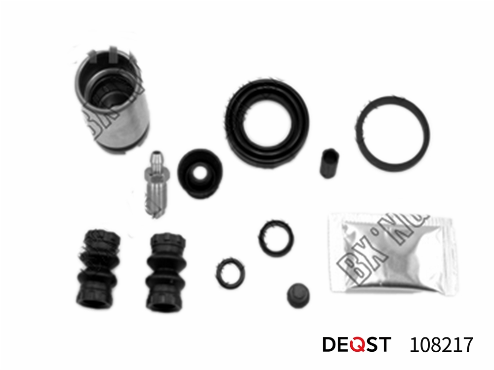 DEQST 108217 Ремкомплект тормозного суппорта с поршнем заднего (поршень O 34 mm, суппорт TRW/Lucas). Применяемост