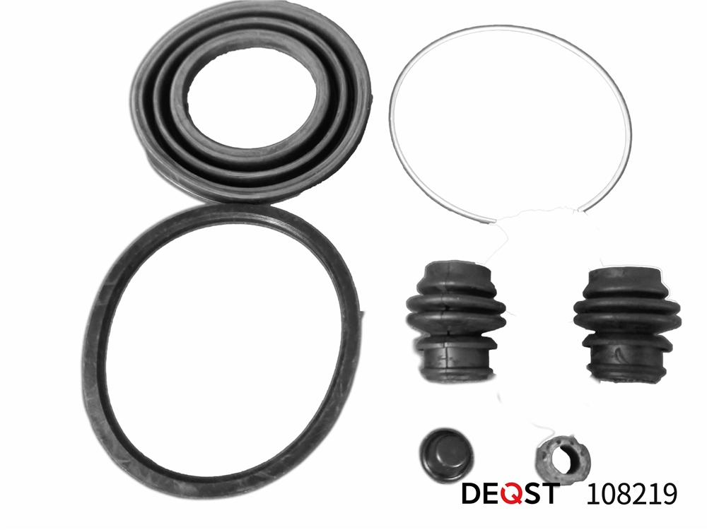 DEQST 108219 Ремкомплект тормозного суппорта переднего (для поршня O 64 mm, суппорт Akebono). Применяемость: TOYO