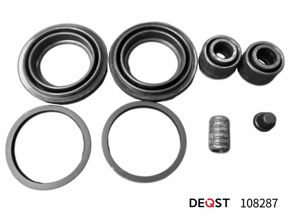 DEQST 108287 Ремкомплект тормозного суппорта переднего (для поршня O 43 mm). Применяемость: GREAT WALL Hov
