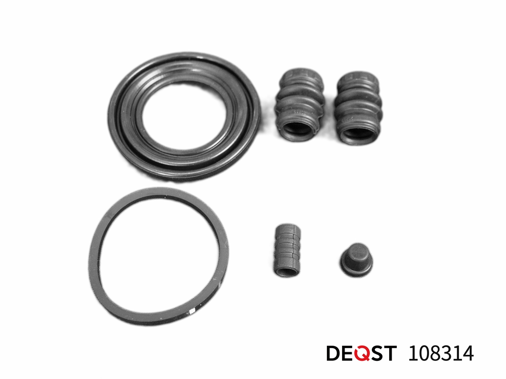 DEQST 108315 Ремкомплект тормозного суппорта (для поршня O 48 mm, суппорт Lucas). Применяемость: NISSAN Micra(K11