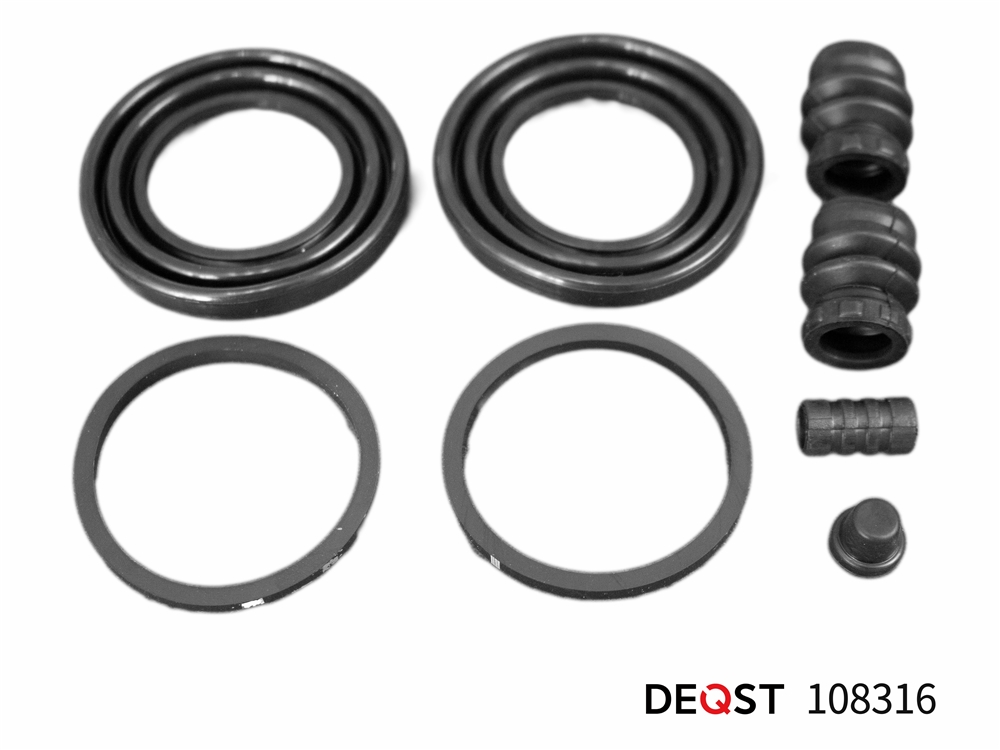 DEQST 108316 Ремкомплект тормозного суппорта переднего (для поршня O 43 mm, суппорт Mando). Применяемость: