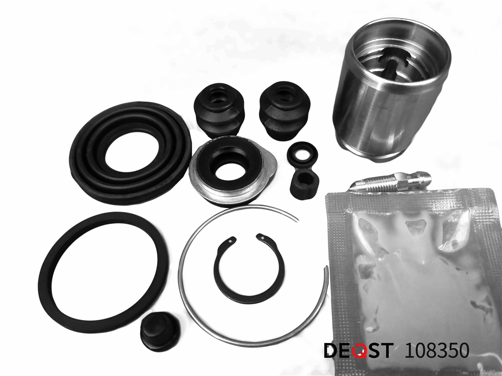 DEQST 108350 Ремкомплект тормозного суппорта с поршнем заднего (поршень O 35 mm, суппорт Akebono). Применяемость: