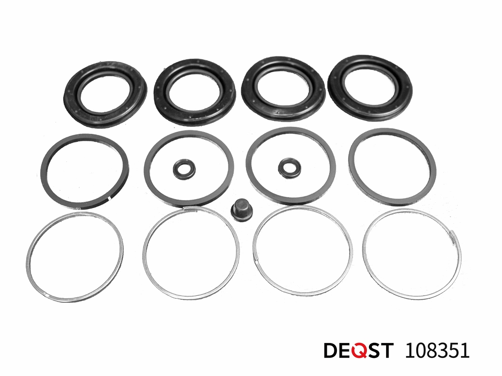 DEQST 108351 Ремкомплект тормозного суппорта переднего (для поршня O 43 mm, суппорт Sumitomo). Применяемость: TOY