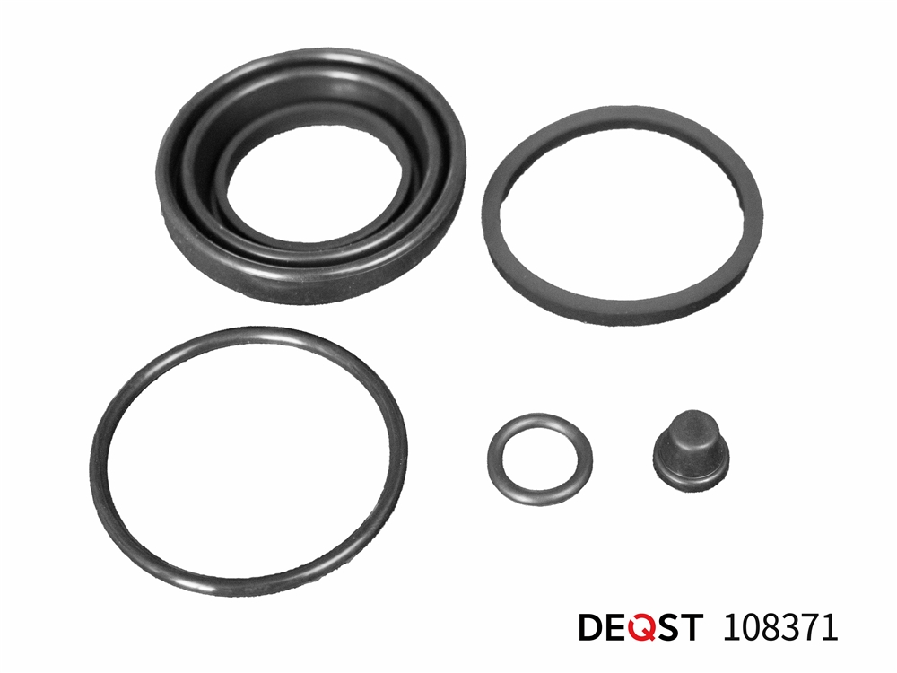 DEQST 108371 Ремкомплект тормозного суппорта заднего (для поршня O 41 mm, суппорт TRW). Применяемость: AUDI A6 04