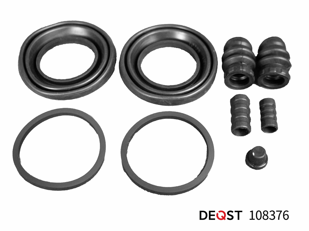 DEQST 108376 Ремкомплект тормозного суппорта переднего (для поршня O 43mm, суппорт Tokico). Применяемость: SUBARU