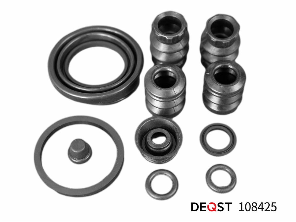 DEQST 108425 Ремкомплект тормозного суппорта заднего (для поршня O 38mm, суппорт Lucas). Применяемость: AUDI A4 9