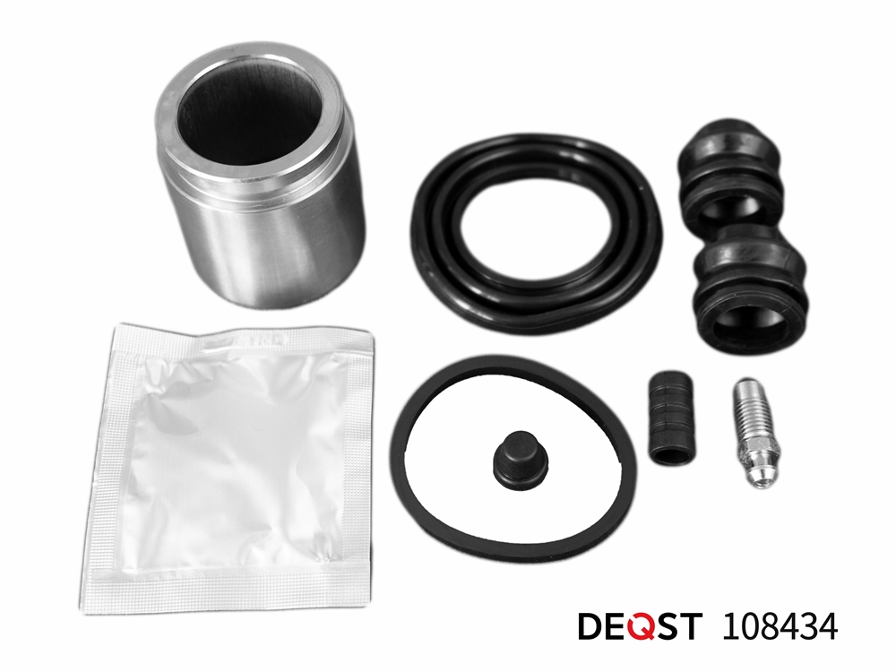 DEQST 108434 Ремкомплект тормозного суппорта с поршнем заднего (поршень O 43 mm, суппорт Kasco). Применяем