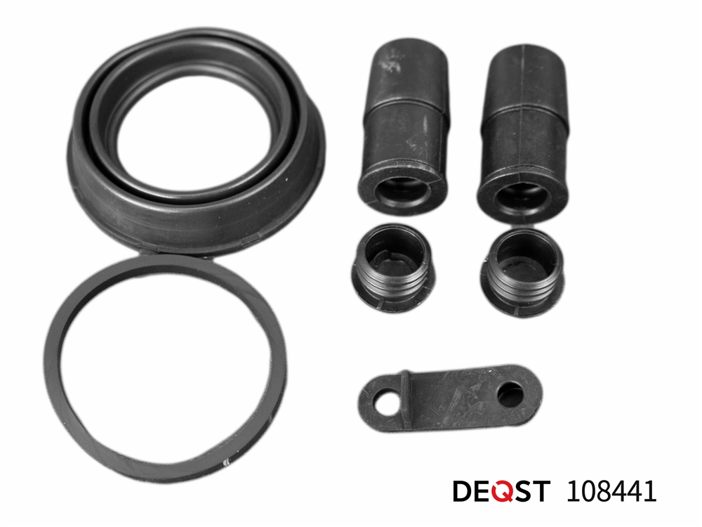 DEQST 108441 Ремкомплект тормозного суппорта (для поршня O 48 mm, суппорт ATE). Применяемость: FORD Fiesta IV 95-