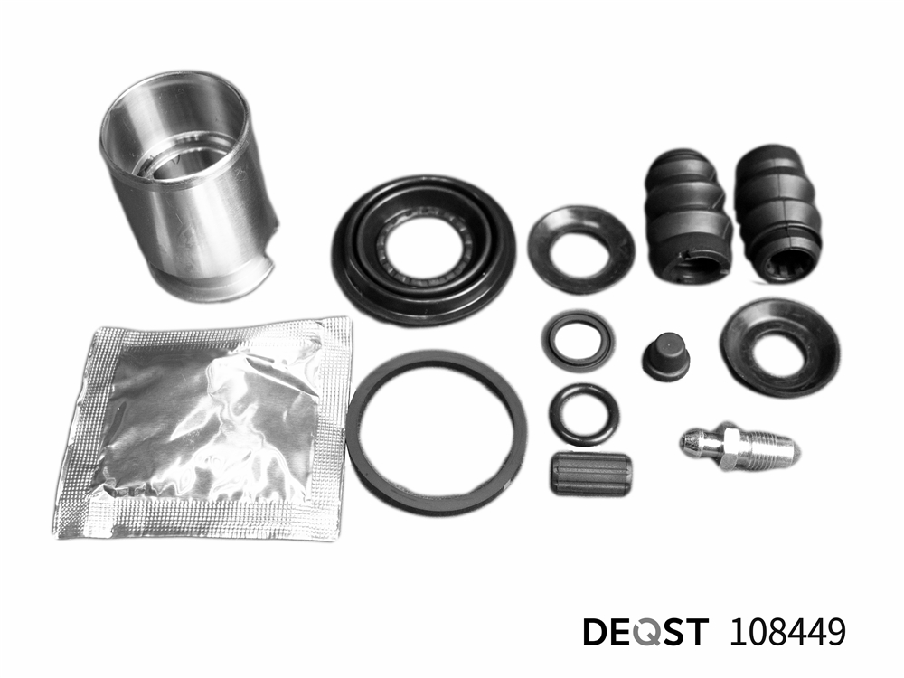 DEQST 108449 Ремкомплект тормозного суппорта с поршнем заднего (поршень O 38mm, суппорт Bosch). Применяемость: FO