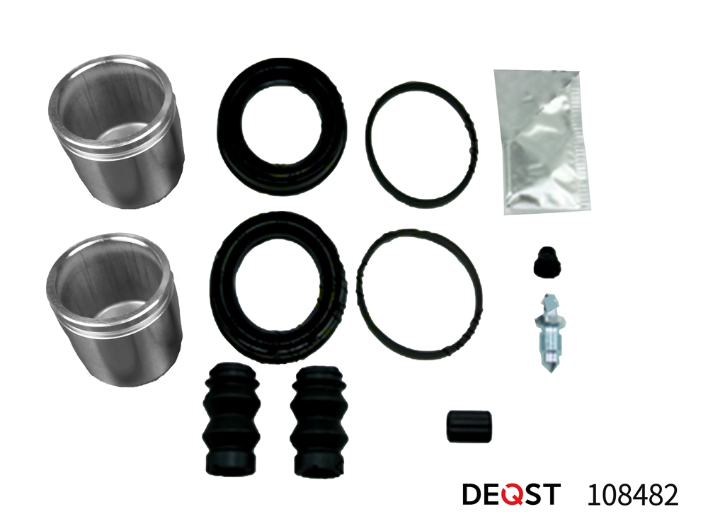 DEQST 108482 Ремкомплект тормозного суппорта с поршнем переднего (поршень O 60 mm). Применяемость: CHEVROLET Aveo