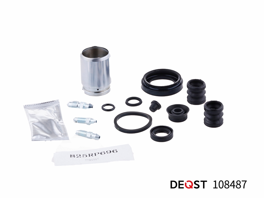 DEQST 108487 Ремкомплект тормозного суппорта с поршнем заднего (поршень O 34 mm, суппорт Lucas/Girling). Применяе