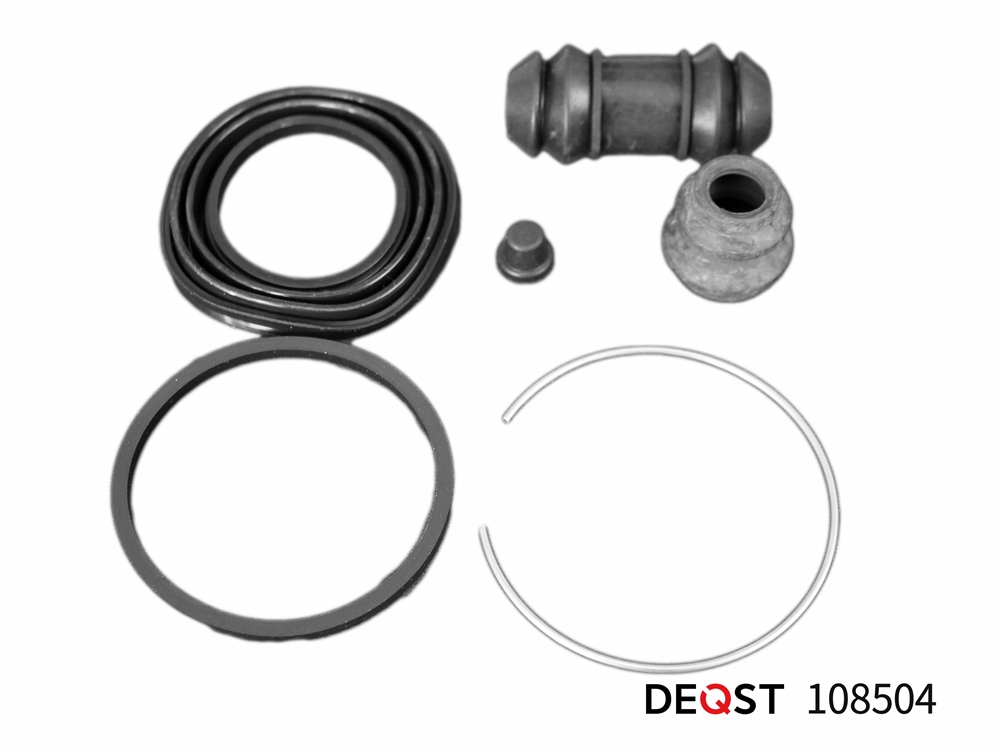 DEQST 108504 Ремкомплект тормозного суппорта переднего (для поршня O 57 mm, суппорт Akebono). Применяемость: MITS