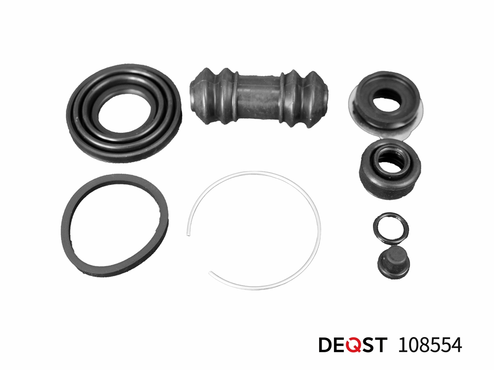 DEQST 108554 Ремкомплект тормозного суппорта заднего (для поршня O 35 mm, суппорт Akebono). Применяемость: TOYOTA