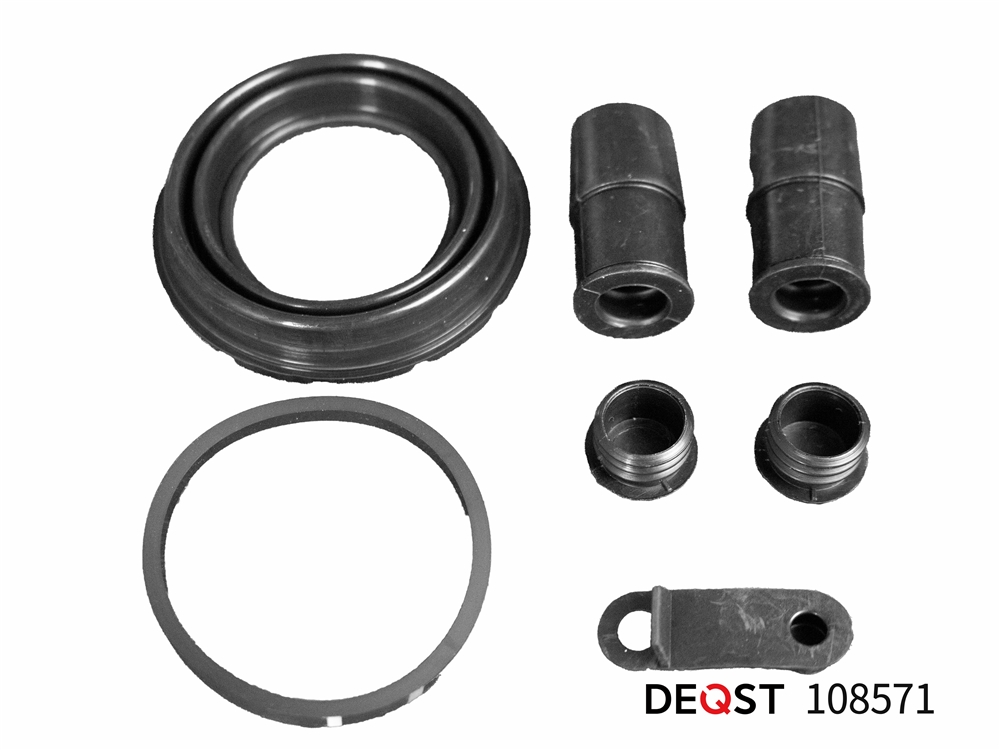 DEQST 108571 Ремкомплект тормозного суппорта переднего (для поршня O 52mm, суппорт ATE). Применяемость: OPEL Astr
