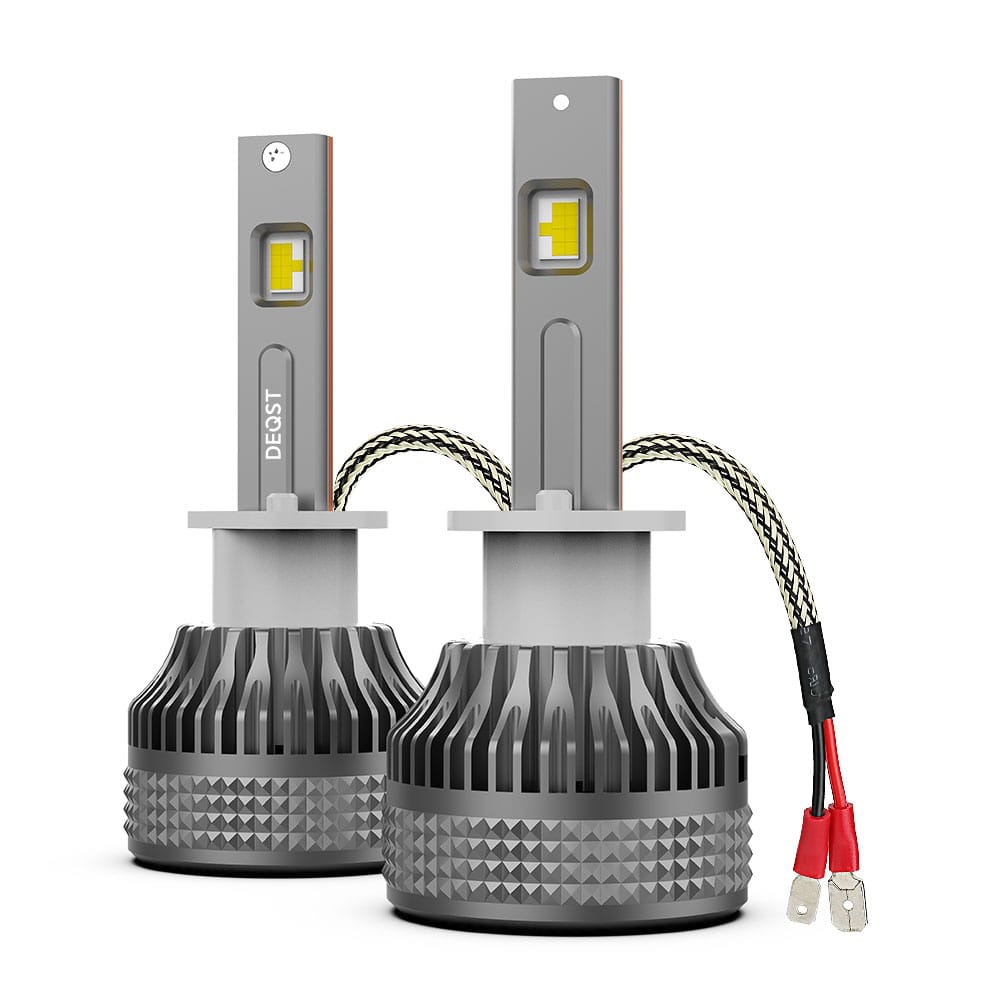 DEQST 231001 Лампа светодиодная головного света H1 LED Standart Line 12В 30Вт 6500K к-т 2шт
