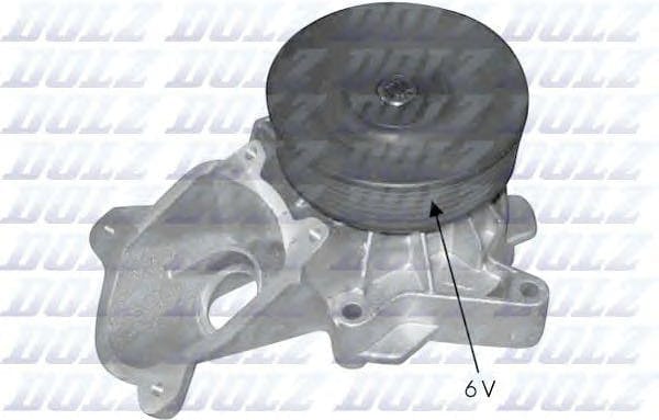 DOLZ B224 Насос водяной BMW E46/E90/E60/E70/E83 2.0D/2.5D/3.0D