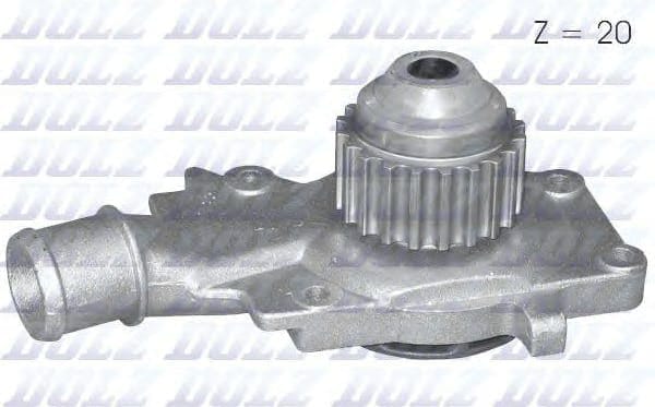 DOLZ F127 Насос водяной для а/м Chery Bonus (A13) (11-)/Very (08-) 1.5i (LWP 3003)