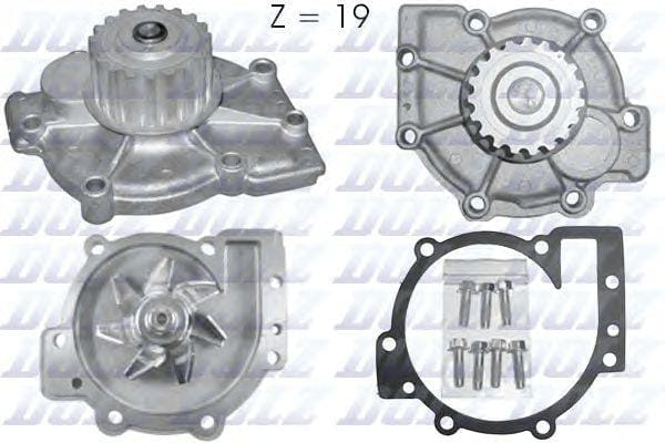 DOLZ R199 Насос водяной FORD 2.5 07>/RENAULT 2.0/2.5 >00/VOLVO 1.6/1.8/2.0/2.5 >05