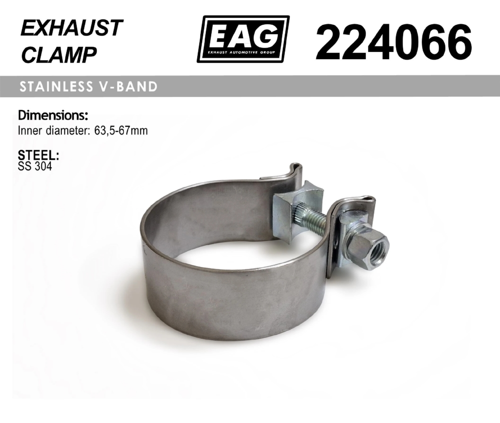 EAG 224066 Хомут глушителя, силовой