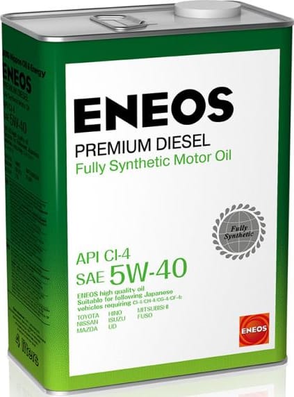 ENEOS 8809478943077 Premium diesel ci 4 5w 40 4л (синт. мотор. масло)