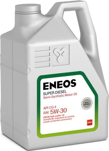 ENEOS oil1334 Масло моторное 5w30 eneos 6л полусинтетика super diesel cg 4 купить в Самаре