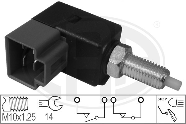 ERA 330043 Датчик, включение стоп-сигнала HYUNDAI/KIA