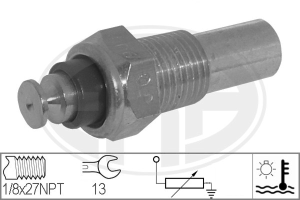 ERA 330089 Датчик, температура ОЖ DAEWOO/SAAB