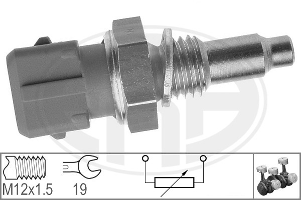 ERA 330120 Датчик температуры ОЖ OPEL ASTRA F VECTRA B 330120