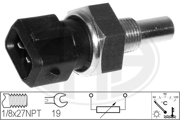 ERA 330125 Датчик, температура ОЖ FORD 90-00