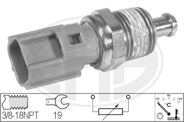 ERA 330144 Датчик, температура ОЖ FORD 95-2012