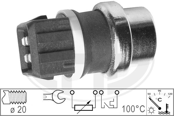 ERA 330152 Датчик, температура ОЖ VW T4