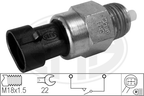 ERA 330258 Выключатель заднего хода FIAT 500