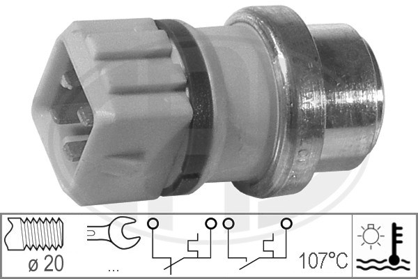 ERA 330288 Датчик темп.ОЖ VW SHARAN/T4