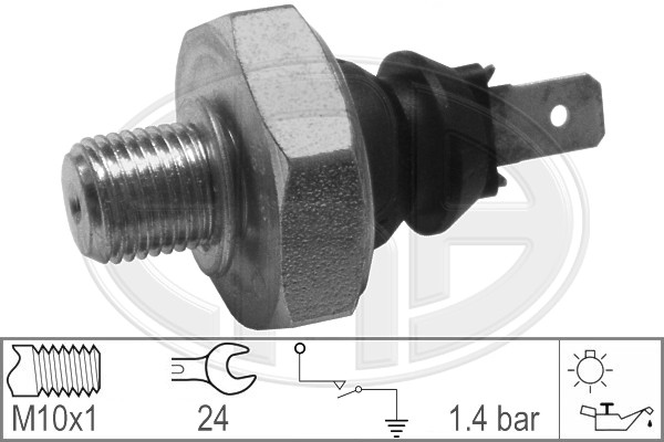 ERA 330322 Датчик давления масла AUDI/VW 82-03 330322