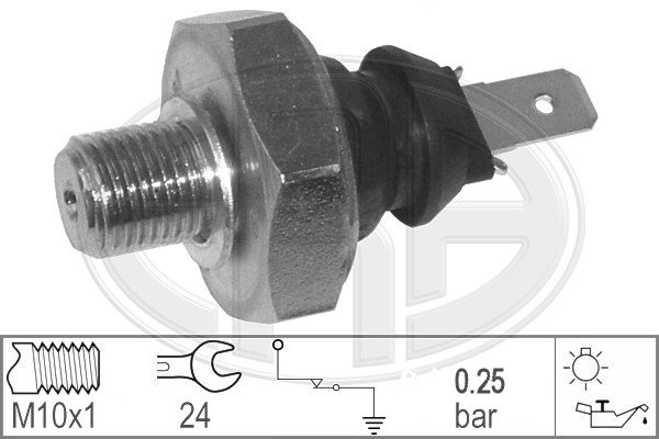 ERA 330342 Датчик давления масла AUDI/VW 80-05 330342