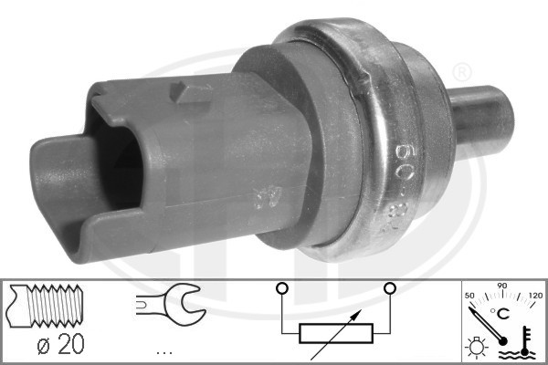 ERA 330502 Датчик температуры ОЖ CITROEN/PEUGEOT FORD disel 330502