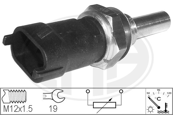 ERA 330509 Датчик, температура ОЖ OPEL ASTRA G/H 1.8